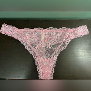 Victoria Secret Pink Lace Thong